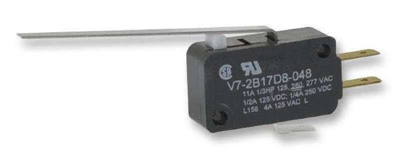 Honeywell (V7-2B17D8-048) Microswitch, Miniature, Lever, SPDT