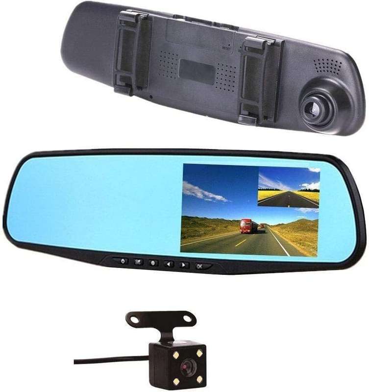 4.5 Full HD 1080p Vehicle Blackbox DVR G Sensor Rearview Mirror