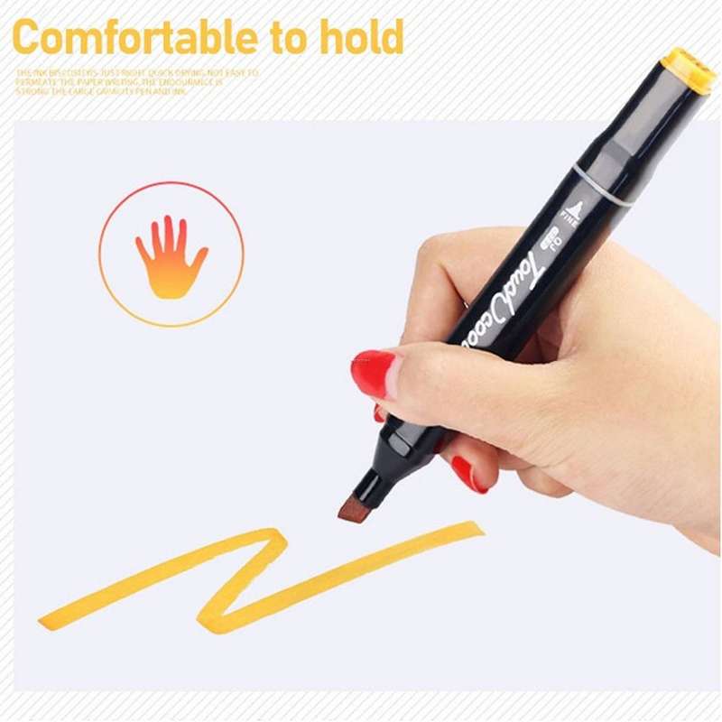 80 Pieces Of Double Head Alcohol Oil Color Art Marker Set