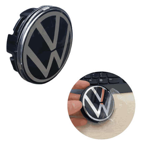 VW centre Caps -NEW LOGO- 66mm - 4pk- not for polo models