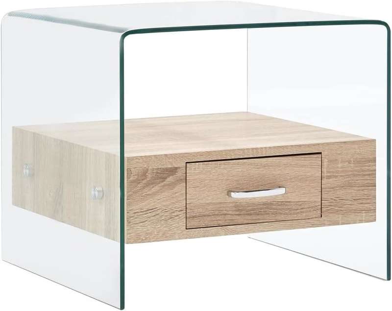 Glass Coffee Table- With a Drawer