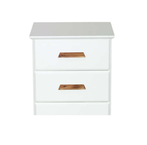 Pedestal- 3 Drawers -White