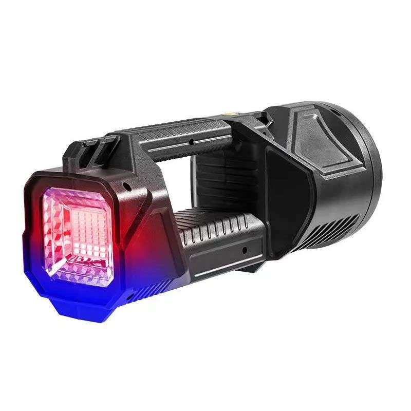 Rechargeable Solar Powered LED +COB Searchlight PM-68