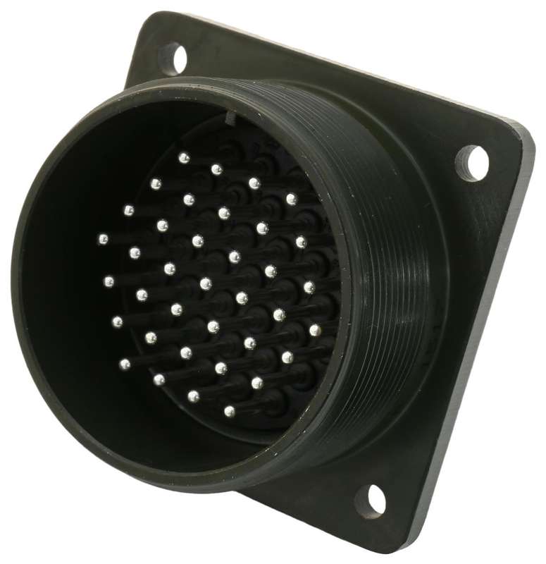 Amphenol (MS3102A-28-21P) Circular Connector, 37 Contacts, Solder Pin