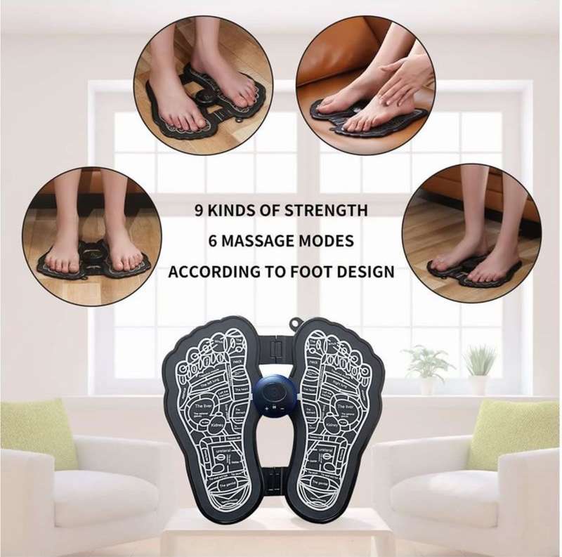 EMS Leg Reshaping Foot Massager Remote Control, Circulation Massage