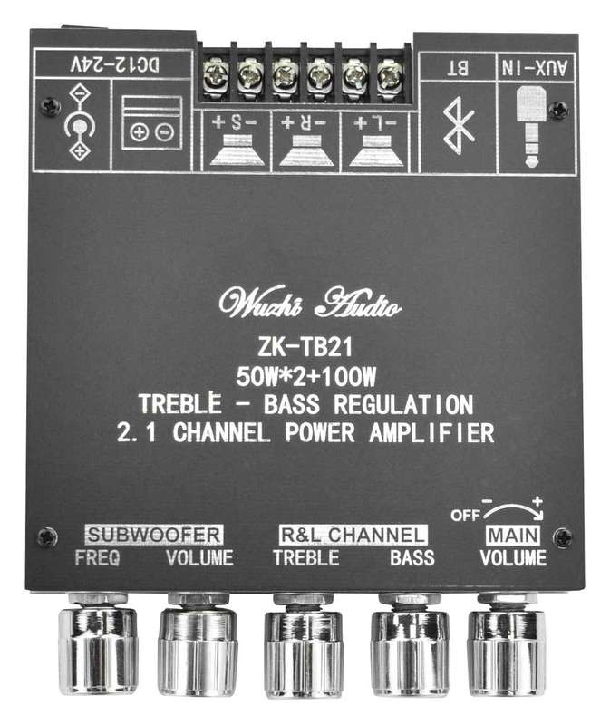 (DFR0805) Evaluation Board, 2-Channel, Audio Amplifier, AUX