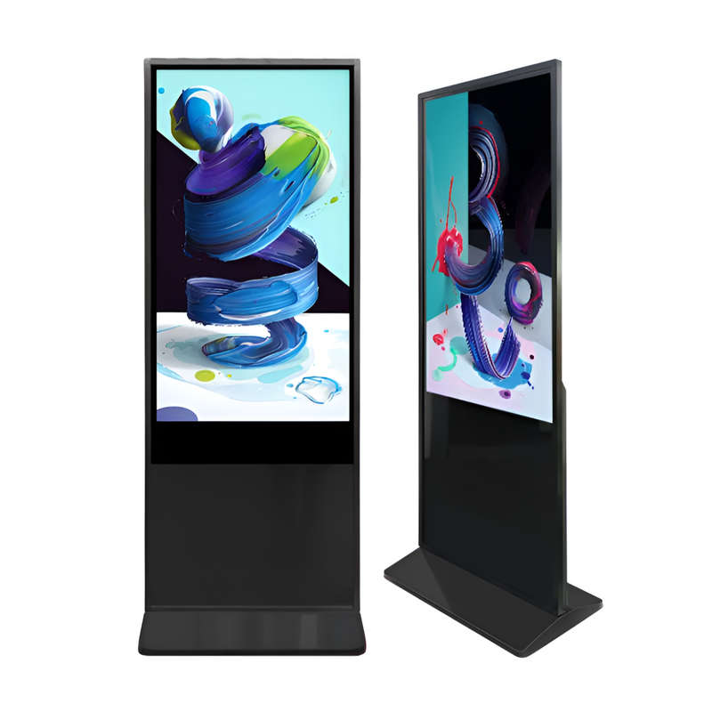 App Controlled 55-Inch Floor Stand Interactive Digital Information Displays