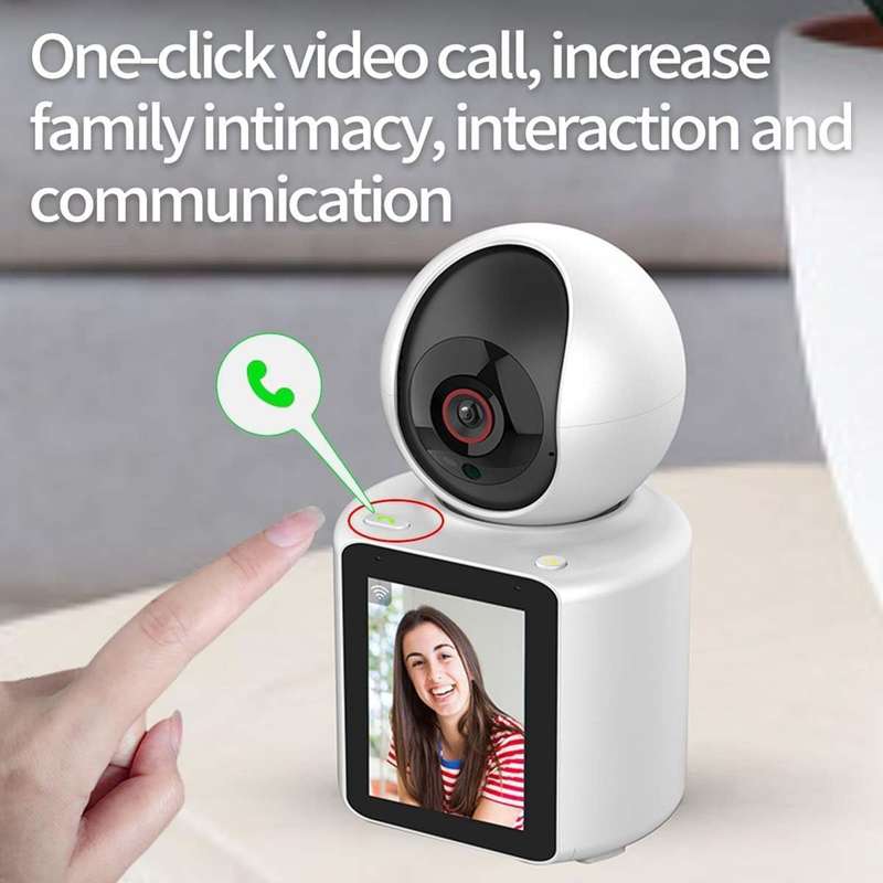 2 Way Wireless One Click Video Call Nanny Cam With 2.8` Screen & 8GB Card