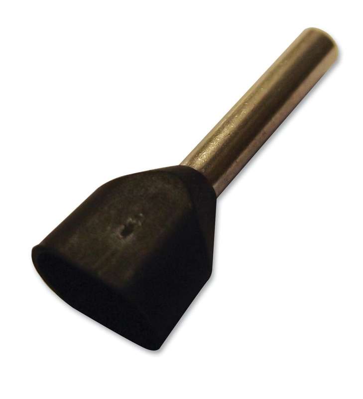 Jst (TWE1.5-12) Wire Ferrule, Twin Entry, Twin Wire, 16 AWG, 1.5 mm², 12 mm