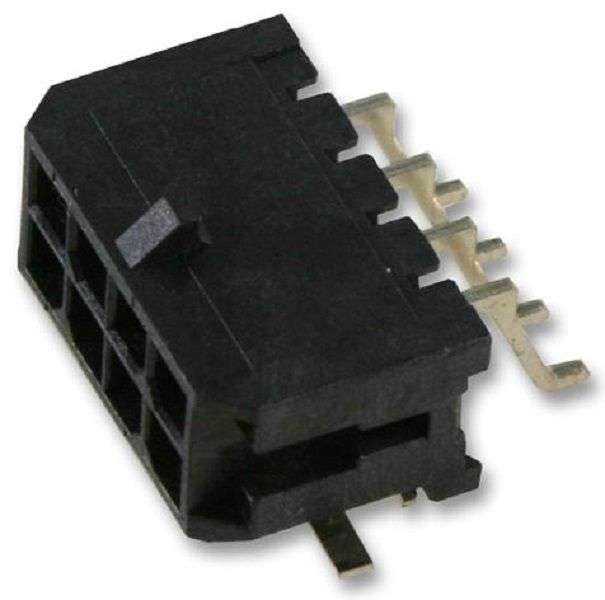 Molex (43045-0809) Pin Header, Power, 3 mm, 2 Rows, 8 Contacts