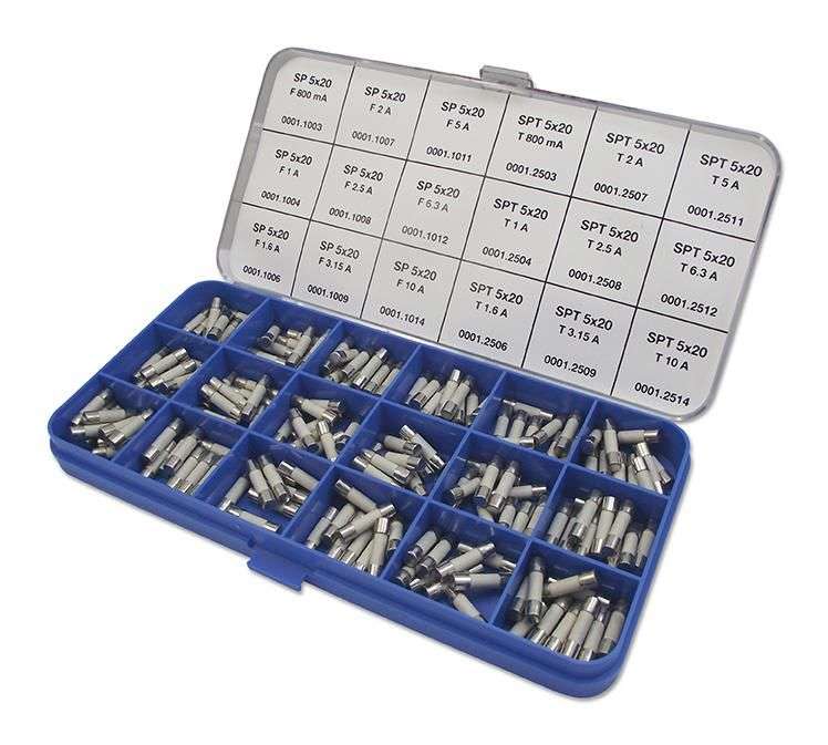 Schurter (0034.9871) Fuse Kit, Quick Acting, Time Lag, Ceramic, Miniature