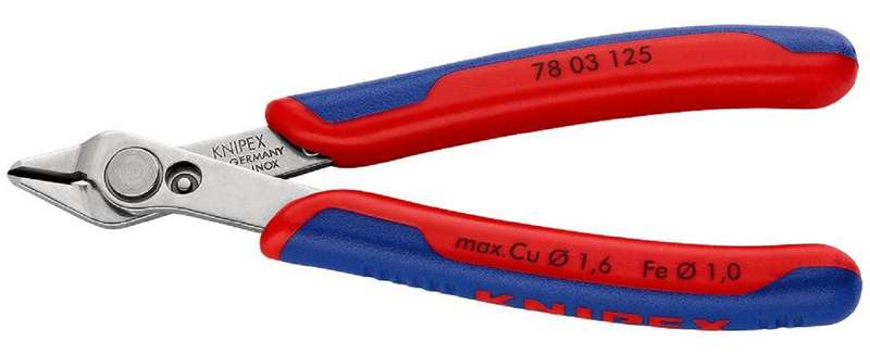 Knipex (78 03 125) Cutter, Side, 125 mm, Flush, 1.6 mm