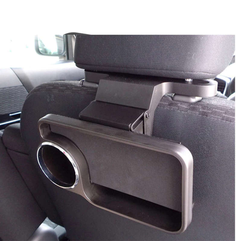 Motolab Back Seat Foldable Table Tray With Cup Holder and Stand - Unboxed