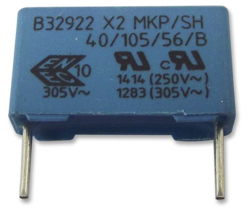 Vishay (B32922C3224M000) Safety Capacitor, 0.22 µF, ± 20%