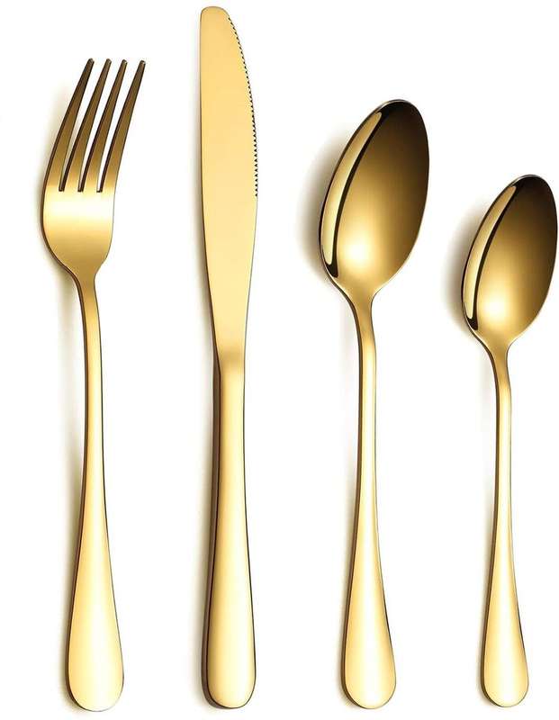 Berlinger Haus 24 Pieces Stainless Steel Satin Finish Cutlery Set - Rose Gold (DISPLAY MODEL)