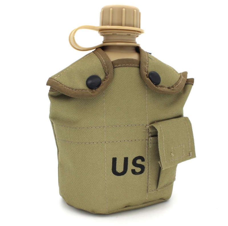 1L Outdoor Army Military Water Bottle