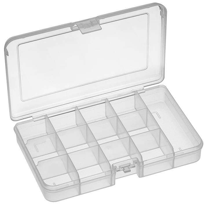 101FTN) Storage Box, 10 Compartment, Transparent
