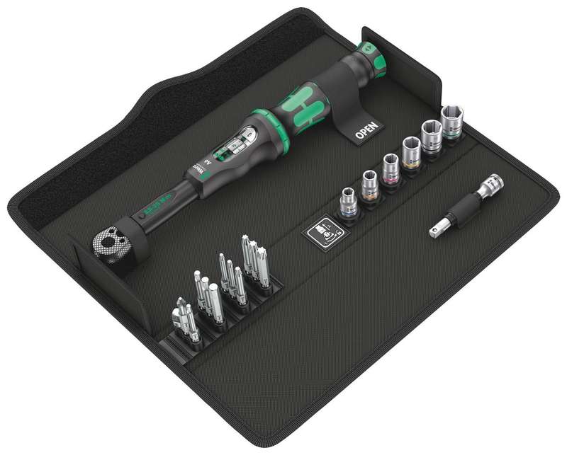 Wera (05130110001) Torque Wrench Set, 2.5N-m to 25N-m (20pcs)