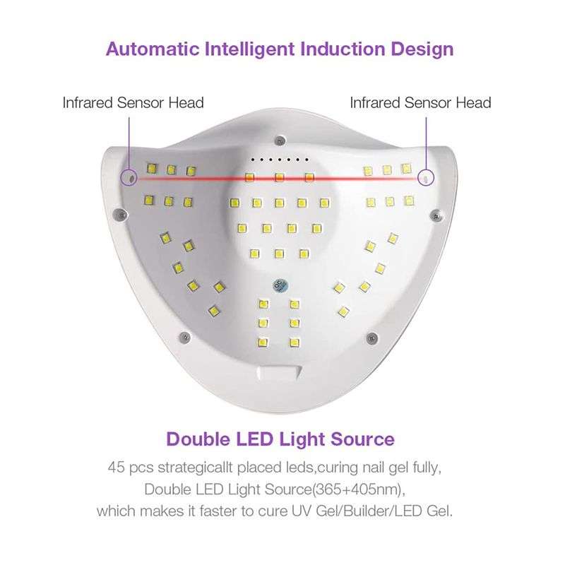 UV Gel Nail Lamp 120W Gel Nail Polish LED UV Light