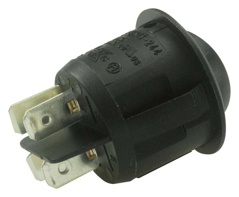 Arcoelectric (R13244AAAA) Rocker Switch, On-Off, DPST, Non Illuminated