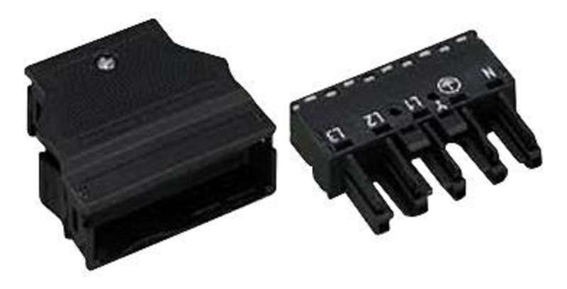 Wago (770-105) Rectangular Connector, 5 Contacts, Receptacle, Clamp, 1 Row