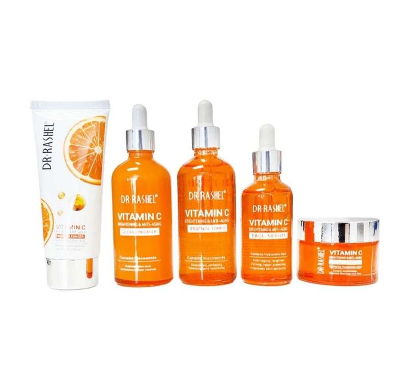 Dr. Rashel Vitamin C & Hyaluronic 5 Pieces Luxury Box Facial Kit