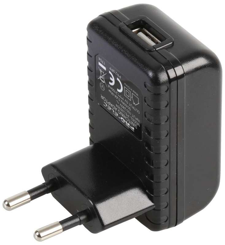 pRO eLEC (PEL00394) AC/DC Power Supply, ITE, 1 Output, 10.5 W, 5 V, 2.1 A