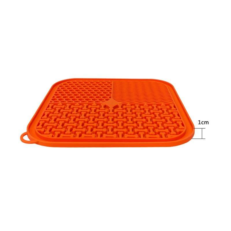 DHAO Dog Slow Feeder Licking Mat Dispensing Treater - Blue