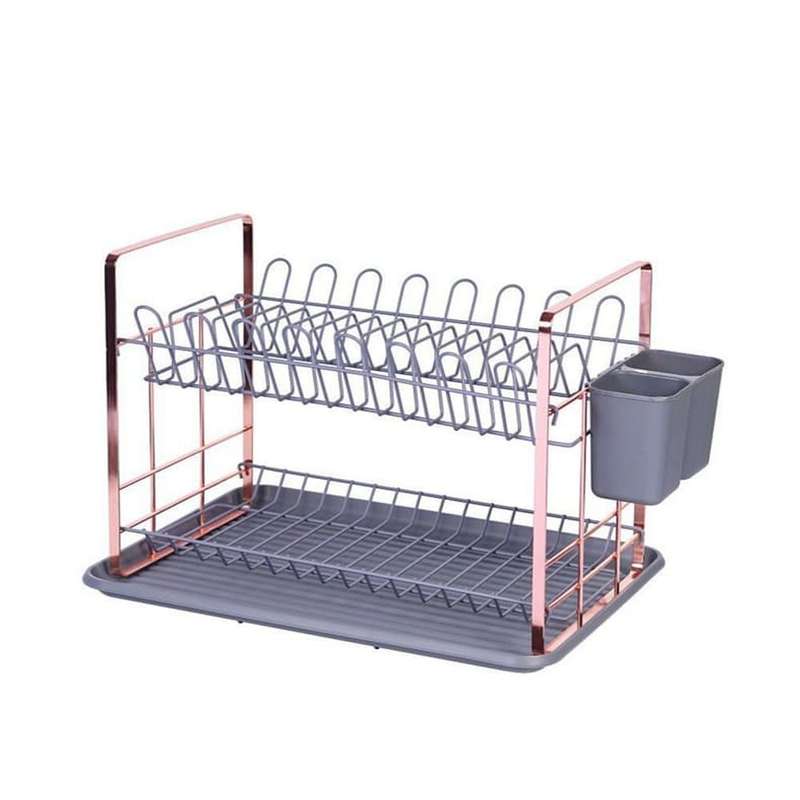 Berlinger Haus 48cm Stylish PP Dish Rack - Moonlight  Collection (BROKEN TRAY)