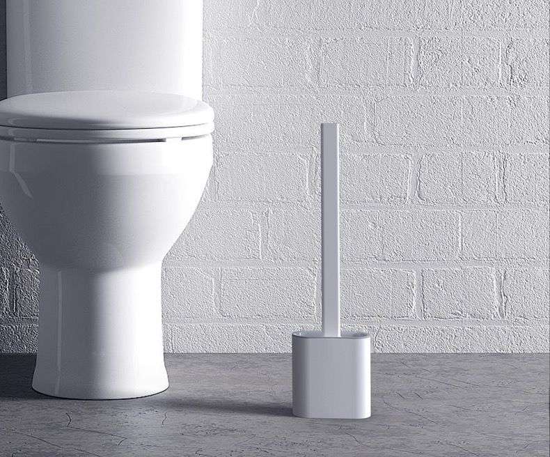 Silicone toilet brush