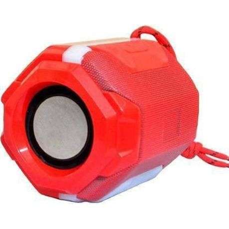 Wireless Portable Speaker LED Ambient Lighting Model A:005 - Red