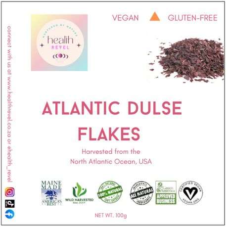 Organic Atlantic Dulse Flakes - 100 Grams