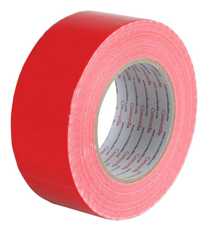 Multicomp Pro (MP002185) Gaffer Tape, Polycloth, Red, 50 mm x 50 m