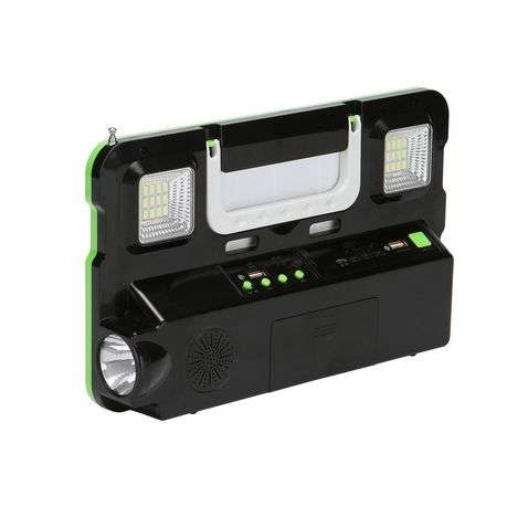 Portable Solar Lighting System with Radio