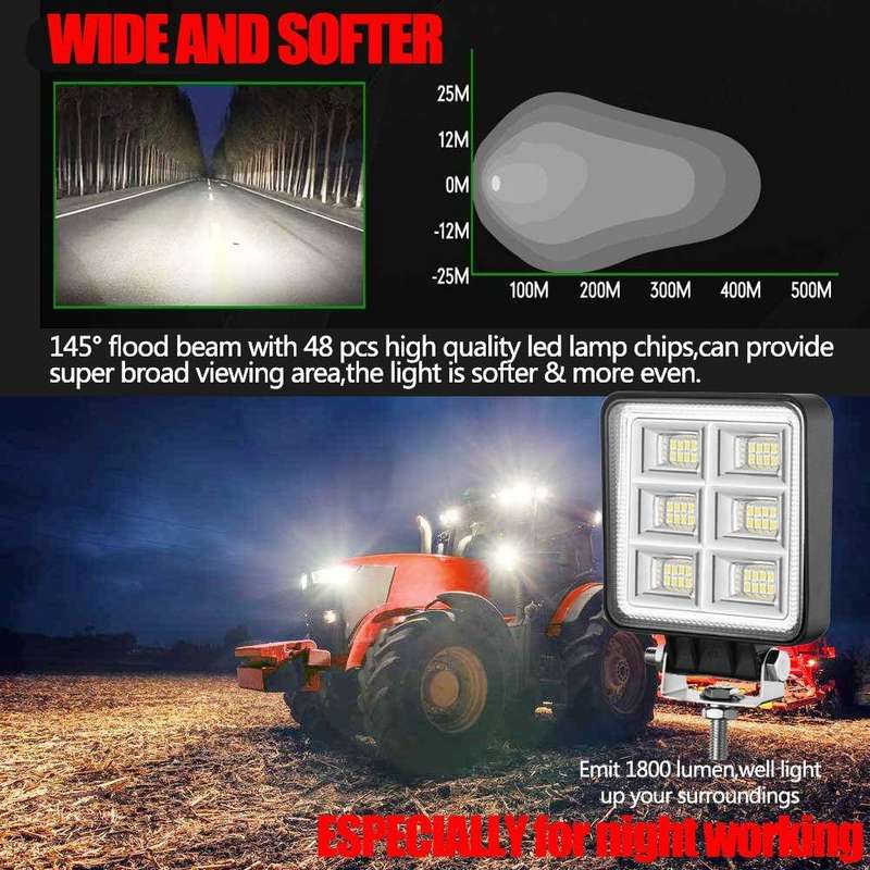 144W 55mm Car Irradiation Lamp