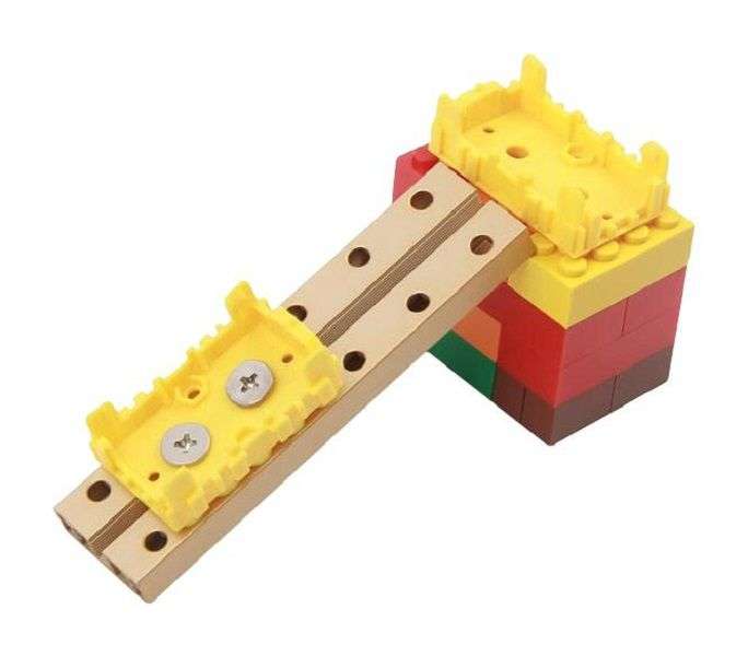 Seeed Studio (110070025) Yellow Wrapper, 1x2, 4 Pack, ABS