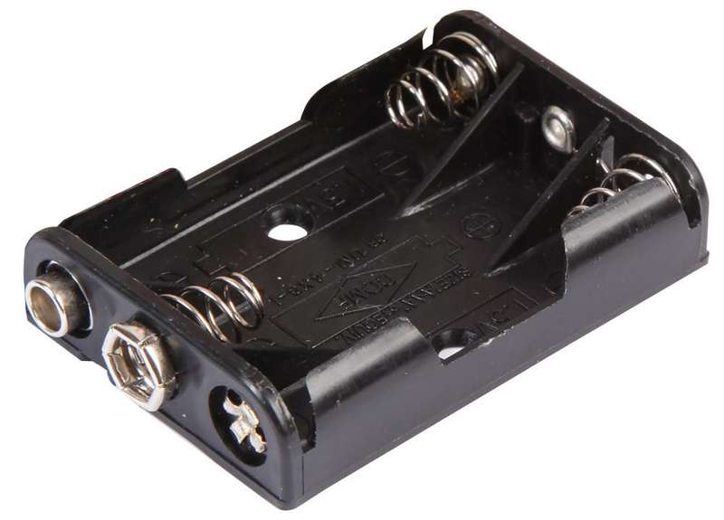 Multicomp Pro (MP000337) Battery Holder, Snap, 3 x AAA