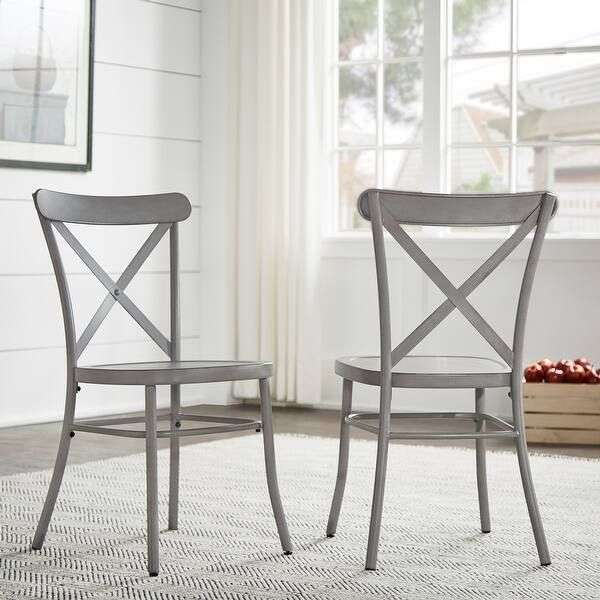 Classic Cross Back Dining Chair - 2 Pack