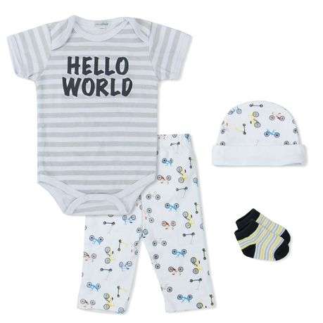 Mothers Choice 4 Piece Gift Set - Hello World