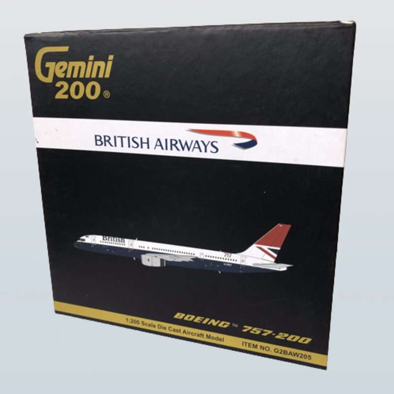 1:200 Scale, British Airways, Boeing 757-200, Alloy Display Model Aircraft