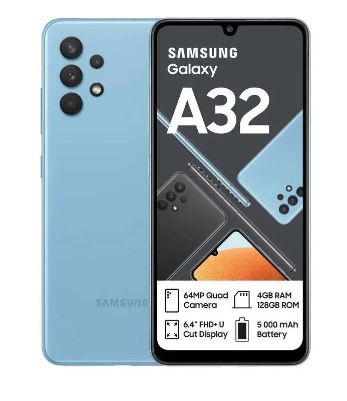 Samsung A32 LTE - Awesome Blue - 128GB - Brand New Sealed - Single Sim