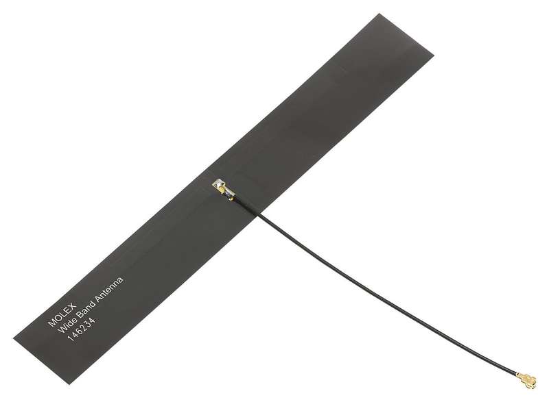 Molex (146234-0100 .) Omni-directional Antenna, 2.7GHz to 6GHz