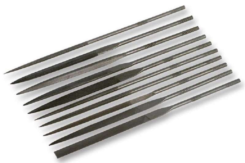 Duratool (D00149) 10 Piece Needle File Set Supplied in Plastic Wallet
