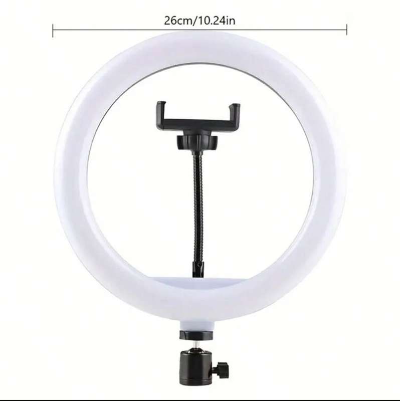 10 Inch Ring Light with Adjustable tripod and Phone Holder