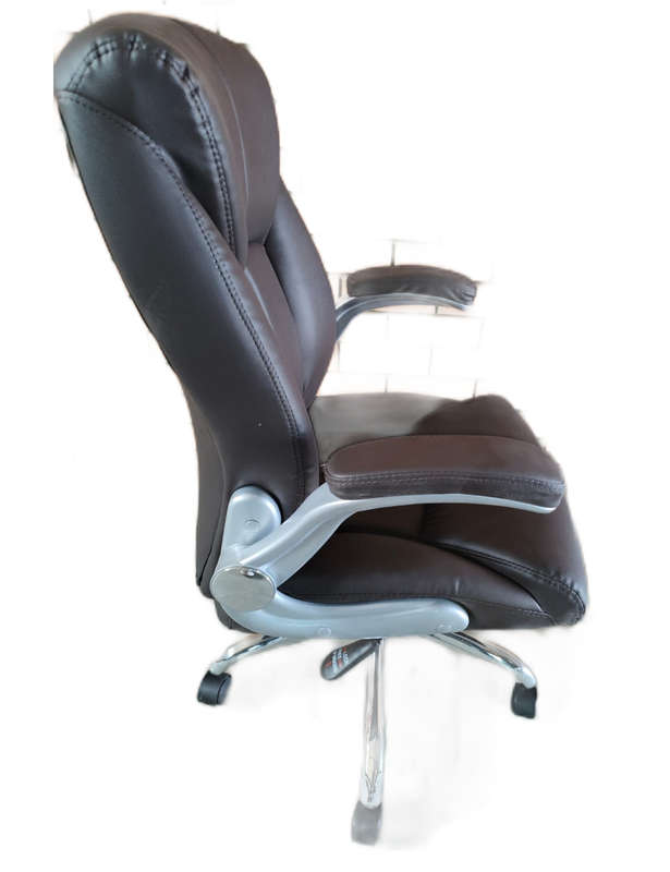 Executive Office Chair - PU Leather - Brown Colour