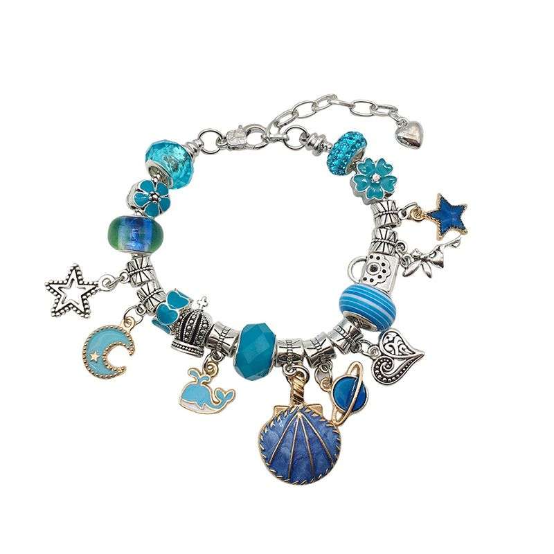 64 Piece DIY Charm Bracelet Making Kit For Girls