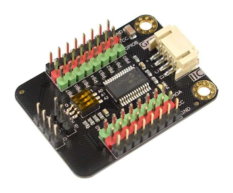 DFRobot (DFR0626) I/O Expansion Module, Gravity, 16 Digital, Arduino Board