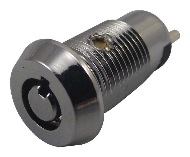 Multicomp Pro (NS106-M) Keylock Switch, Off-(On), SPST, 2 Position, 1 A