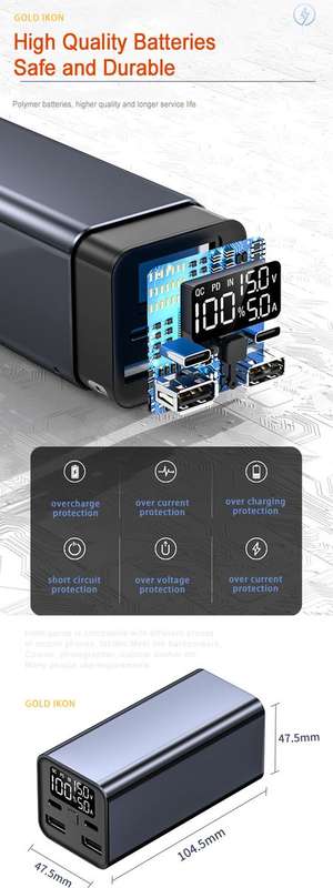 30000 mAh Fast Charging Power Bank Q-CD1013