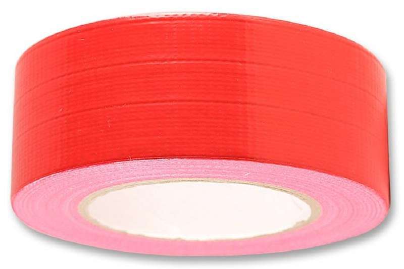 Pro Power (GFARED) Gaffer Tape, Rayon Cloth, Red, 50 mm x 50 m